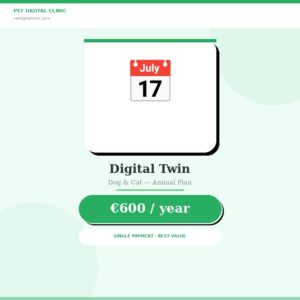 Digital Twin Dog & Cat — Annual Plan · Single Payment
