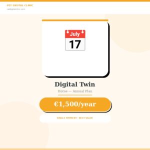 Digital Twin Horse — Annual Plan · Single Payment