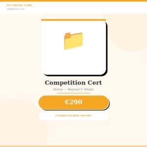 Digital Pedigree Horse New Competition Certificate · Beyond5Weeks